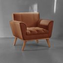 Ver imagem 5 de Poltrona Madeira Maciça Lyz Luxo