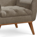 Ver imagem 4 de Poltrona Madeira Maciça Lyz Luxo