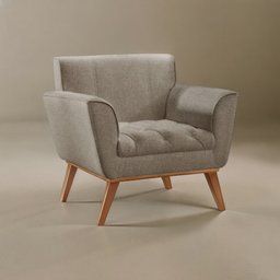 Poltrona Madeira Maciça Lyz Luxo - 6
