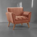 Ver imagem 5 de Poltrona Madeira Maciça Lyz Luxo