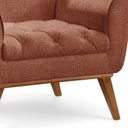 Ver imagem 4 de Poltrona Madeira Maciça Lyz Luxo