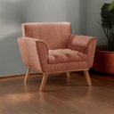 Ver imagem 1 de Poltrona Madeira Maciça Lyz Luxo