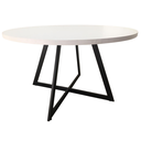Ver imagem 1 de Mesa Estilo Industrial Redonda 150cm - Cor Branco