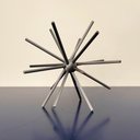 Ver imagem 2 de Ouriço Decorativo M - 17 Cm Altura - Estatueta - Decoração -Toque 3D: Cinza