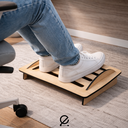 Ver imagem 2 de Apoio Descanso Suporte de Pé Ergonômico Pés Escritório Regulável MDF Cru Casa Quarto Pezinho