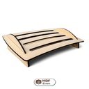 Ver imagem 1 de Apoio Descanso Suporte de Pé Ergonômico Pés Escritório Regulável MDF Cru Casa Quarto Pezinho