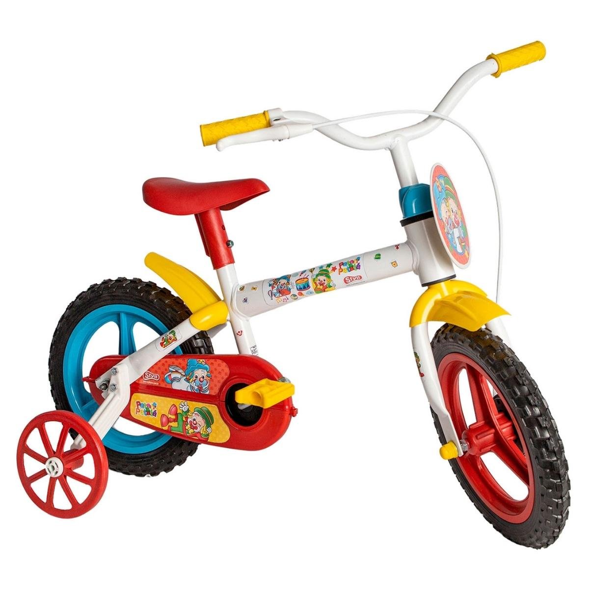 Bicicleta Infantil 3 a 5 Anos Aro 12 Menina Menino Patati Patata - 1