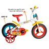 Bicicleta Infantil 3 a 5 Anos Aro 12 Menina Menino Patati Patata - 7