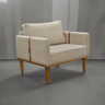 Poltrona Milla Luxo 80 Cm X 82 Cm X 76 Cm - 5