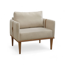Ver mais imagens de Poltrona Milla Luxo 80 82 X 76 Cm Bege Claro