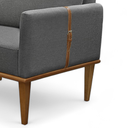 Ver imagem 4 de Poltrona Milla Luxo 80 82 X 76 Cm Cinza