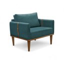 Ver imagem 2 de Poltrona Milla Luxo 80 82 X 76 Cm Azul