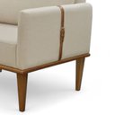 Ver imagem 4 de Poltrona Milla Luxo 80 82 X 76 Cm Bege Claro