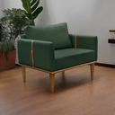 Ver imagem 1 de Poltrona Milla Luxo 80 82 X 76 Cm Verde