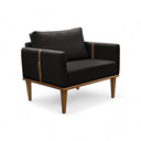 Ver imagem 2 de Poltrona Milla Luxo 80 82 X 76 Cm Preto