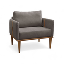 Ver mais imagens de Poltrona Milla Luxo 80 82 X 76 Cm Marrom Cappuccino
