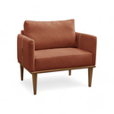 Ver mais imagens de Poltrona Milla Luxo 80 82 X 76 Cm Laranja Terracota