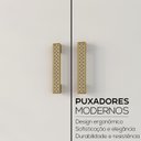 Ver imagem 7 de Guarda-Roupa Solteiro 2 Portas 100% MDF Marsala Branco