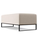 Ver imagem 3 de Puff Sala de Estar Bali W01 Base Ferro 120x50 Cm Linho Cru