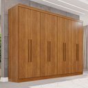 Ver imagem 1 de Guarda-roupa Casal Pinheiro 8 Portas 4 Gavetas Cinamomo - Pnr Móveis