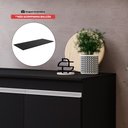Ver imagem 2 de Tampo Balcão Gabinete de Cozinha 120cm 100% Mdf Preto - Desk Design Tampo 120 Mdf