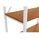 Ver imagem 4 de Li006-cnbr - Estante Alta 5 Prateleiras Canela/branco