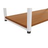 Li006-cnbr - Estante Alta 5 Prateleiras Canela/branco - 6