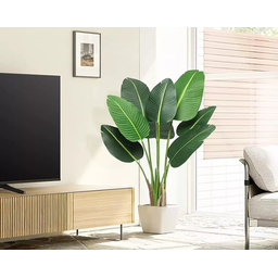 Bananeira Viajante Artificial Grande Planta 150cm - 1
