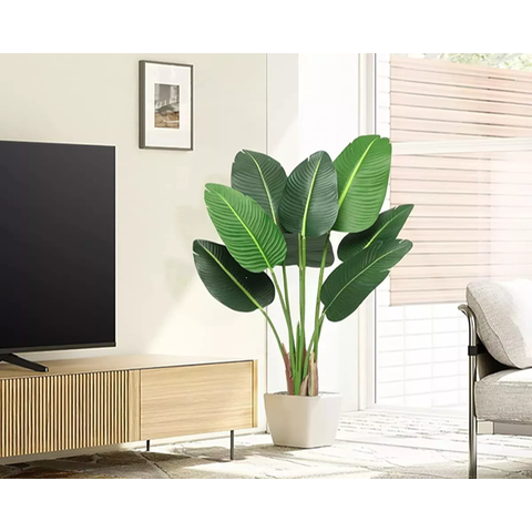 Bananeira Viajante Artificial Grande Planta 150cm