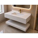 Ver imagem 4 de Bancada de Porcelanato para Banheiro com Cuba de Cerâmica