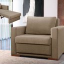 Ver imagem 1 de Poltrona Cama Hermes Luxo Moderno Bege