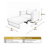 Poltrona Cama Hermes Luxo Moderno - 4