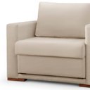 Ver imagem 5 de Poltrona Cama Moderno Veludo Premium Hermes 110cm Pés em Madeira Maciça