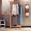 Ver imagem 2 de Organizador 3 Bolsos de Lona e Corda para Pendurar - Tramontina - Cinza com Bege 91751/034