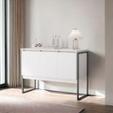 Ver imagem 1 de Buffet Elegante com 3 Portas Turim Branco Preto