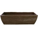 Ver imagem 1 de Vaso Planta 100x30 Jardineira Floreira Polietileno - MARROM CAFE 003