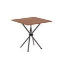 Ver imagem 4 de Conjunto de Mesa Tubular 70cm x 70cm Tampo em MDF com 4 Cadeiras Ane B Prata/Botanic Bege/Mart