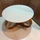 Ver imagem 4 de Mesa de Centro Bella 60x35 (Pé Cebola) Vidro Branco