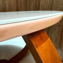 Ver imagem 5 de Mesa de Centro Bella 60x35 (Pé Cebola) Vidro Branco