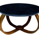 Ver imagem 1 de Mesa de Centro Bella 70x40 (Pé Cebola) Vidro Preto 100% MDF