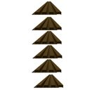 Ver imagem 5 de Painel Ripado de PVC 6 Barras de 2,70mX0,15cm Venda em (2,43m²) 