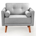 Ver imagem 6 de Conjunto Moderno Luma Sofá Living 2 Lugares + 2 Poltronas Decoração Sala, Recepção