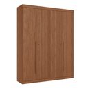 Ver imagem 1 de Guarda Roupa Roupeiro Solteiro Buriti 04 Portas 2 Gavetas Jatoba Santos Andirá