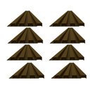 Ver imagem 5 de Painel Ripado de PVC 8 Barras de 2,70mX0,15cm Venda em (3,24m²)