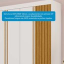 Ver mais imagens de Guarda-Roupa Casal Ripado 6 Portas 6 Gavetas 100% MDF 230cm Magnólia Espresso Móveis Branco/Cinamomo