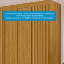 Ver mais imagens de Guarda-Roupa Casal Ripado 6 Portas 6 Gavetas 100% MDF 230cm Magnólia Espresso Móveis Marrom/Cinamomo