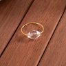 Kit 4 Anéis para Guardanapos 4cm X 3cm Cristalino Argola Decoração Dourado - 2