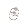 Kit 4 Anéis para Guardanapos 4cm X 3cm Cristalino Argola Decoração Dourado - 1