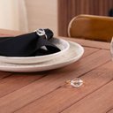 Ver imagem 6 de Kit 4 Anéis para Guardanapos 4cm X 3cm Cristalino Argola Decoração Dourado