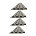 Ver imagem 5 de Painel Ripado de Pvc 4 Barras de 2,70m X 0,15cm Venda em (1,62m²)